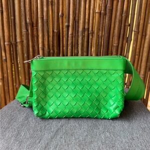 BOTTEGA VENETTA double pouch crossbody bag